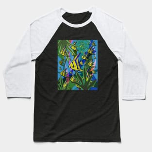 Angel Fish Scene #8 Baseball T-Shirt